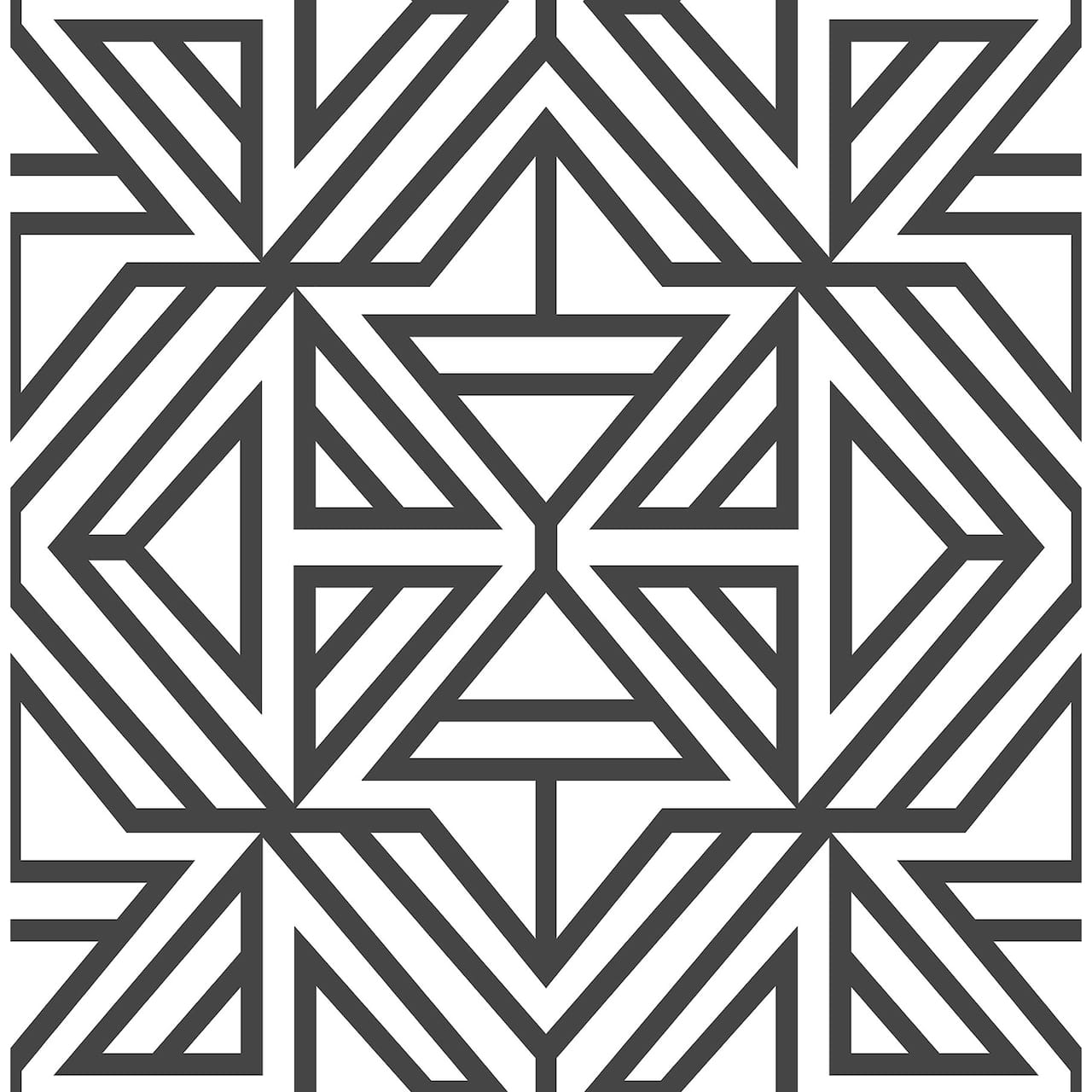 NuWallpaper Black Linear Peel & Stick Wallpaper